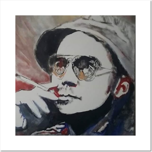 hunter s Thompson Wall Art by Mike Nesloney Art